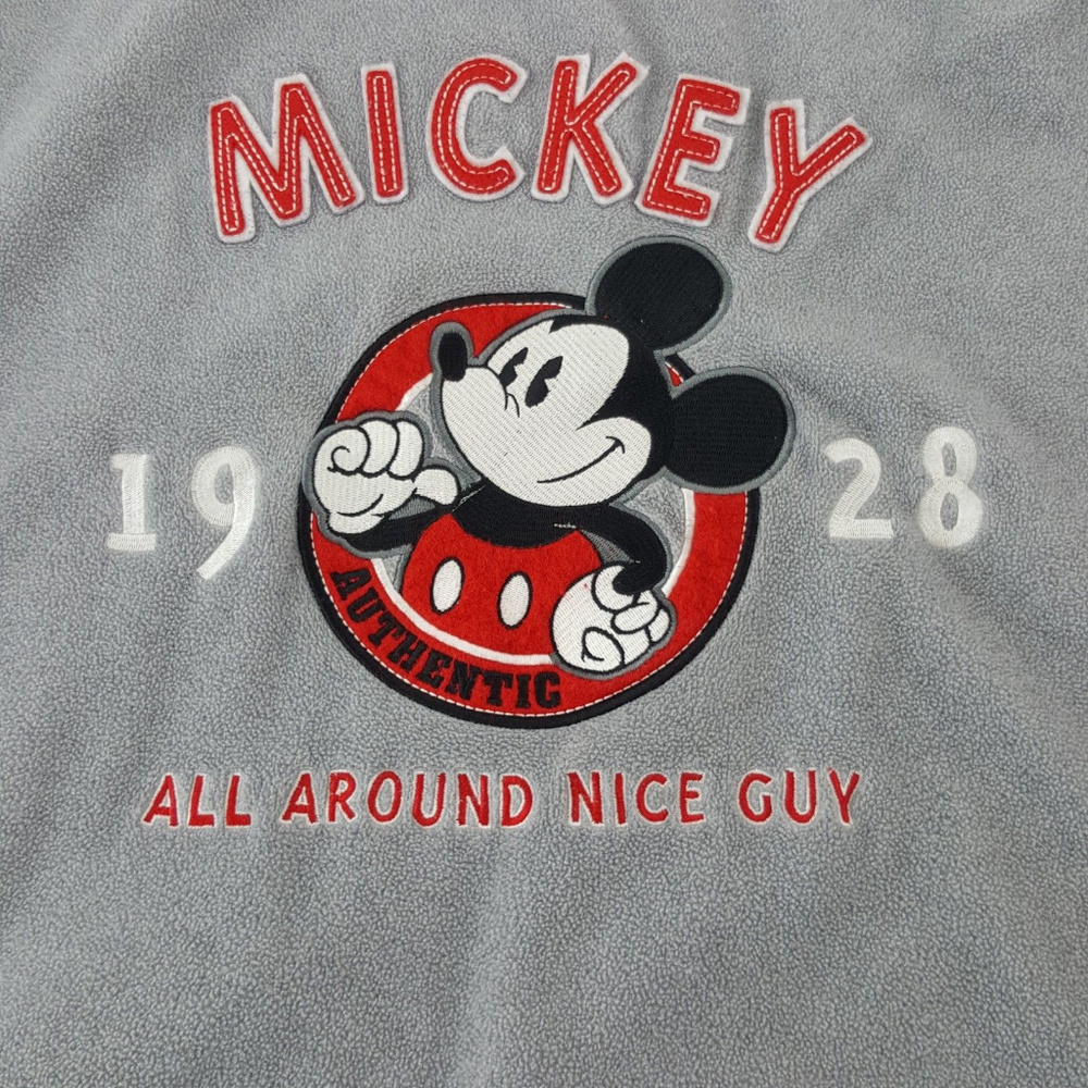 Disney Mickey Mouse Unisex Large Gray Sweater